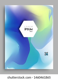 Modern abstract covers template. Cool gradient shapes composition, vector covers design.