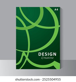 Modern abstract covers template design with green color, minimal covers design, brochure design, Annual report and company profile cover, booklet and catalog. Vector eps 10