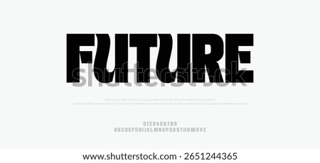 Modern abstract creative alphabet letters font logo. Typography abstract italic bold fonts technology, future, sport, movie brand and logos. vector