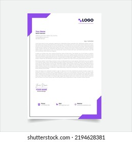 Plantilla moderna de diseño de membrete profesional creativo. Plantilla De Diseño De Cabecera De Carta Moderna Creativa Para Su Proyecto. Cabeza de letra, cabecera de carta, Diseño de membrete comercial.