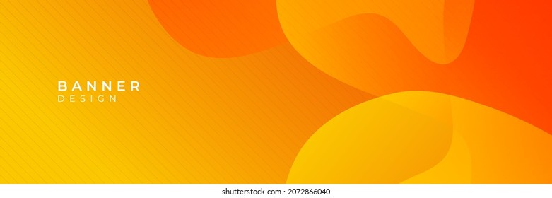 Modern abstract creative design blue banner background