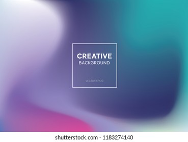 Modern abstract creative design dynamic gradient blend colorful fluid background