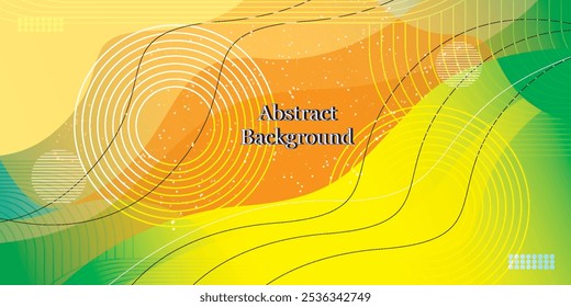 modern Abstract creative orange color background. Dynamic shapes and lines gradient composition. Vector illustration
