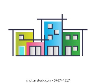 Modern Abstract Creative Property Logo 