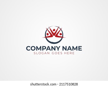 Modern abstract creative shape vector logo