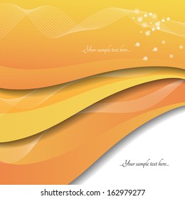 Modern abstract creative vector background with waves