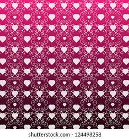 Modern abstract creative vector heart background