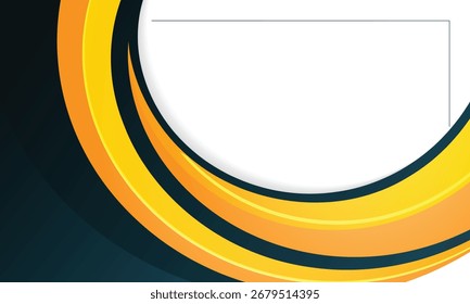 Fondo de diseño de presentación de rayas de curva Abstractas moderna  
