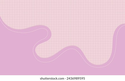 Modern abstract cute pastel grid background vector