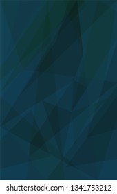 Modern abstract dark background horizontal layout. Blue green color. Vector backgraund. 