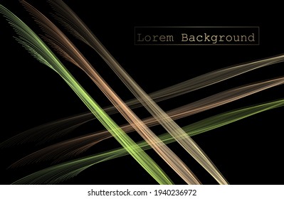  modern abstract dark background with lines. vector