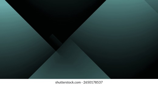 Fondo oscuro abstracto moderno con Formas geométricas de gradiente superpuestas