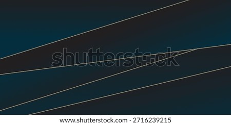 Modern abstract dark blue 3D background. Triangle lines on bright colored geometric design. Cool paper cut background vector illustration. Vector eps10