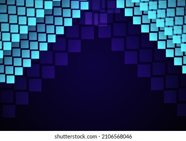 Fondo moderno abstracto de patrón de tecnología azul oscuro. Demanda para negocios, corporaciones, instituciones, fiestas, fiestas, seminarios y charlas.