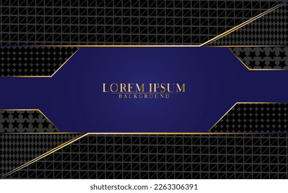 Modern abstract dark and golden luxury background for modern day design, banner, office presentation background, invitation card design, luxury golden background for business presentation