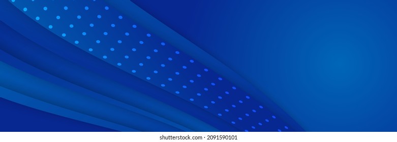Modern abstract dark navy blue banner background. Vector abstract graphic design banner pattern background template.