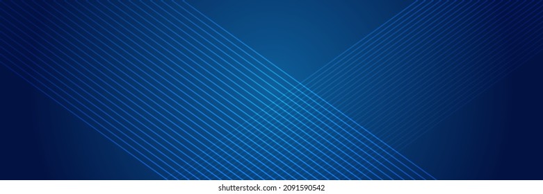 Modern abstract dark navy blue banner background. Vector abstract graphic design banner pattern background template.