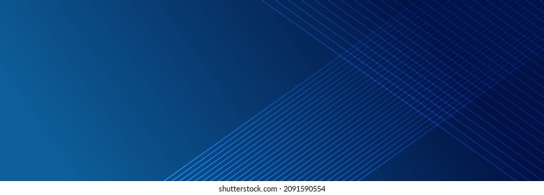 Modern abstract dark navy blue banner background. Vector abstract graphic design banner pattern background template.