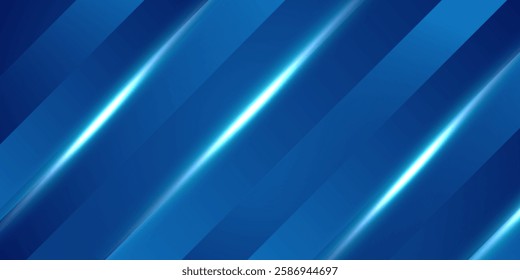 Modern abstract dark navy blue banner background. Vector abstract graphic design banner pattern background template. EPS10