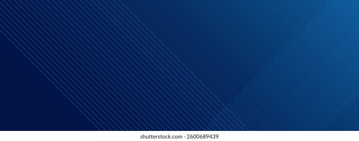 Modern abstract dark navy blue banner background. Vector abstract graphic design banner pattern background template.