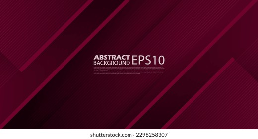 Modern abstract dark red gradient illustration background with 3d look overlap square and simple pattern. cool design and luxury.Eps10 vector