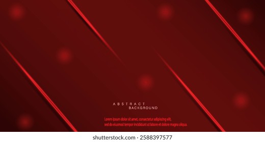 Modern abstract dark red gradient illustration background with 3d look and simple pattern.design .Eps10 vector