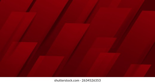 Modern abstract dark red gradient illustration background with 3d look and simple pattern. cool design and luxury. vector illustration