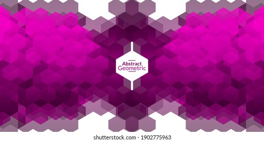 Modern abstract decorative background with pink gradient geometric shapes. Suitable for covers, posters, flyers, banners, websites, etc. Vector illustration