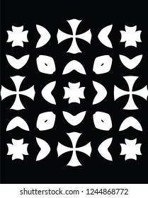 Modern abstract decorative shape vector  pattern design for many creative ideas