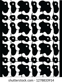 Modern abstract decorative shape vector pattern illustration for many creative ideas