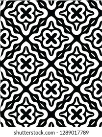 Modern abstract decorative tile texture vector pattern shape design for creative ideas