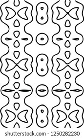 Modern abstract decorative tile vector pattern design for many creative ideas