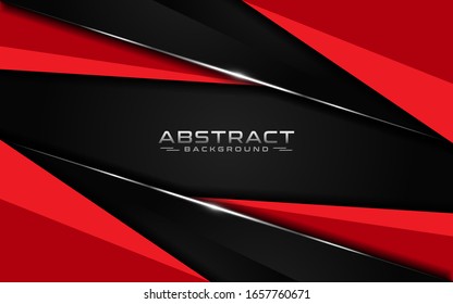 Modern abstract deep blue background with overlap layer effect. Vector illustration