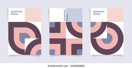 Modern abstract design for art template design, cover, front page, mockup, brochure, corporate style, banner, booklet, print, flyer, book, blank, card, poster. Geometric design. Vector illustration.