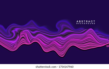 Modern abstract design background Flow motion