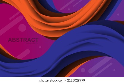 modern abstract design background fullcolor vector illustration art