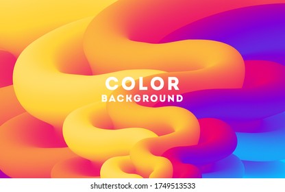 Modern abstract design background Rainbow Flow motion