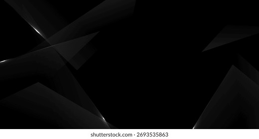 Diseño abstracto moderno, fondo negro con Ilustración vectorial de Elementos de lujo.
