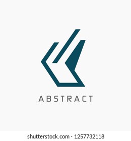 Modern abstract design elements for your company logo, logotype icon, ideal for business or corporate template. - Vector