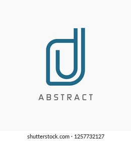 Modern abstract design elements for your company logo, logotype icon, ideal for business or corporate template. - Vector