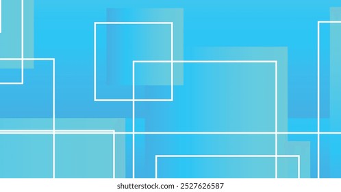 A modern abstract design featuring layered blue gradients, intersected by white geometric lines. Ideal for contemporary backgrounds and digital art projects.