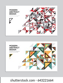 Modern Abstract Design. Geometric Background For Cover, Flyer, Banner, Poster, Wall Graphics And Branding.