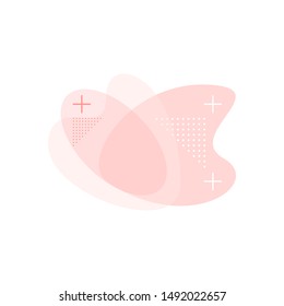 Modern abstract design isolated on a white background. Vector design template for banner, card, cover, invitation, poster.