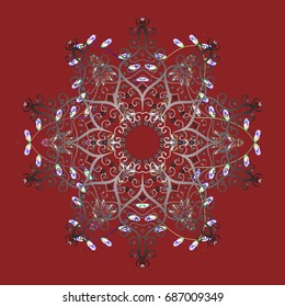 Modern abstract design poster, cover, card design in colors. Trendy stylized snowflakes and elements memphis cards. Snowflakes design. Retro style texture, pattern and abstract winter elements.