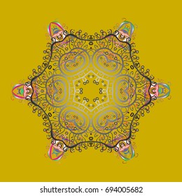 Modern abstract design poster, cover, card design in colors. Retro style texture, pattern and abstract winter elements. Trendy stylized snowflakes and elements memphis cards. Snowflakes design.