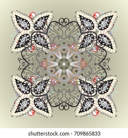 Modern abstract design poster, cover, card design in colors. Retro style texture, pattern and abstract winter elements. Trendy stylized snowflakes and elements memphis cards. Snowflakes design.