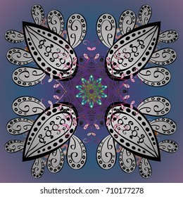 Modern abstract design poster, cover, card design in colors. Snowflakes design. Retro style texture, pattern and abstract winter elements. Trendy stylized snowflakes and elements memphis cards.