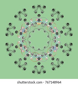 Modern abstract design poster, cover, card design in neutral, gray and blue colors. Snowflakes design. Retro style texture, winter elements. Trendy stylized snowflakes and elements memphis cards.