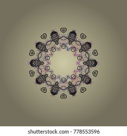 Modern abstract design poster, cover, card design in neutral, gray and brown colors. Snowflakes design. Retro style texture, winter elements. Trendy stylized snowflakes and elements 