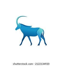 modern abstract design for Sable Antelope